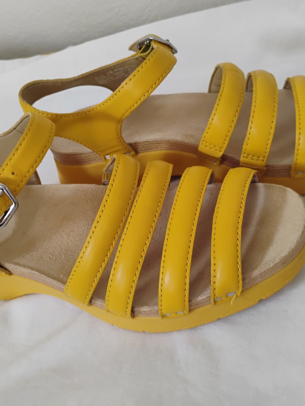 Dansko Yellow Multi-Strap Casual Sandals